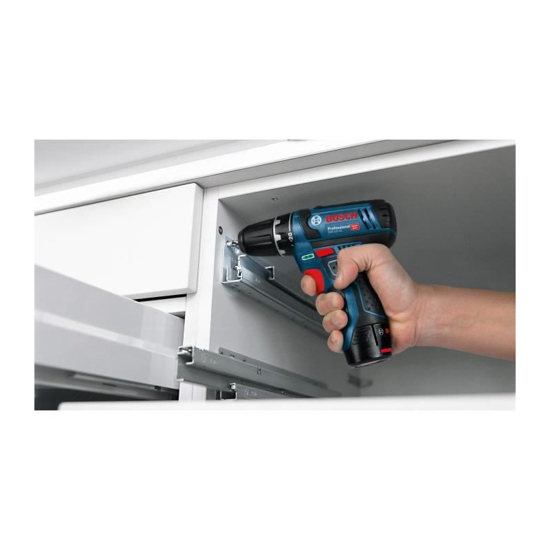 Cordless screwdriver BOSCH PROFESSIONAL - GSR 12V-15 (2 batteries 2.0A