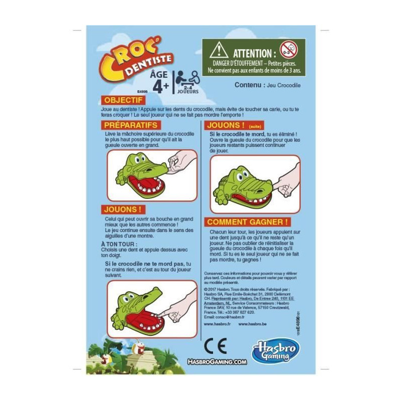 Croc'Dentiste - Board game for children