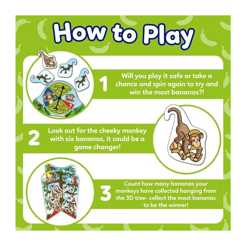 Orchard Toys Cheeky Monkeys a Luck Game
