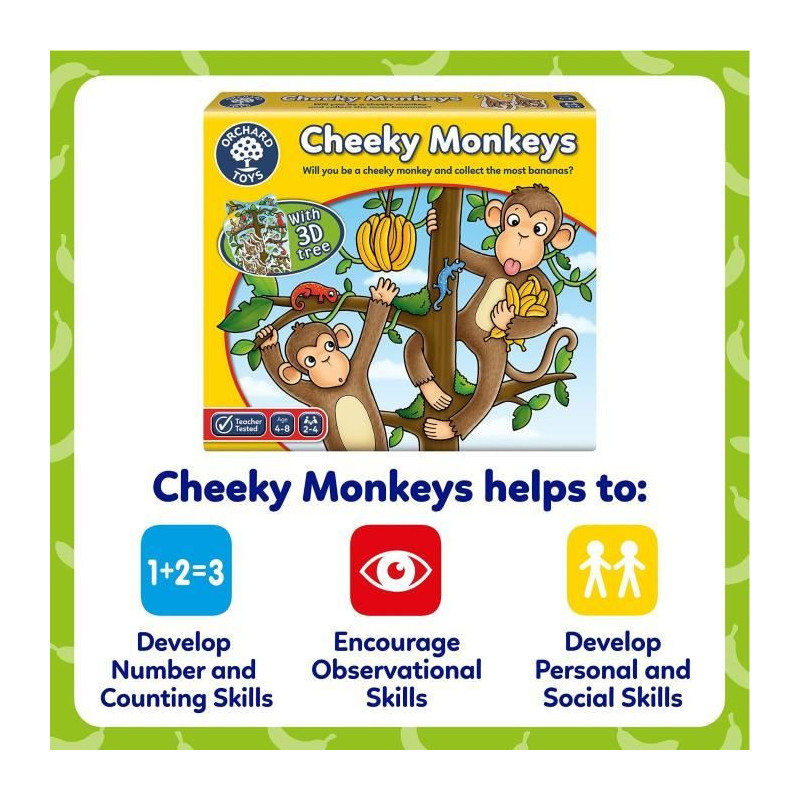 Orchard Toys Cheeky Monkeys a Luck Game