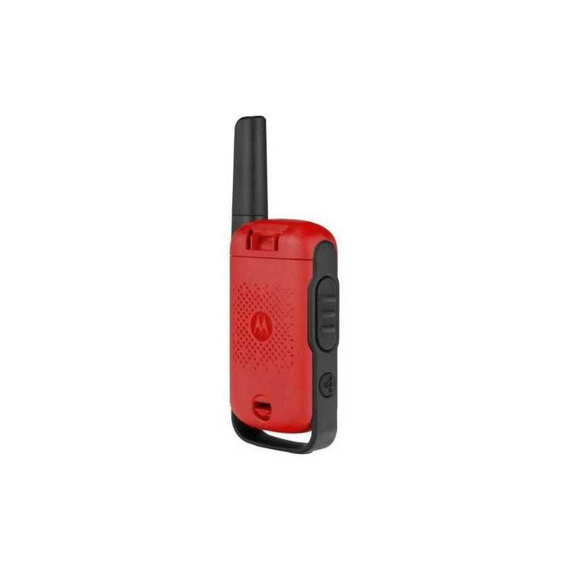 Motorola Red T42 Walkie Talkies - 4 km Range - 16 Channels - LCD Displ