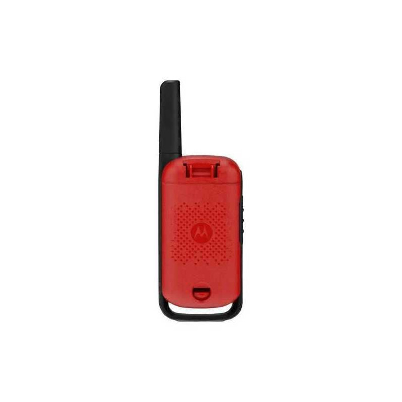 Motorola Red T42 Walkie Talkies - 4 km Range - 16 Channels - LCD Displ