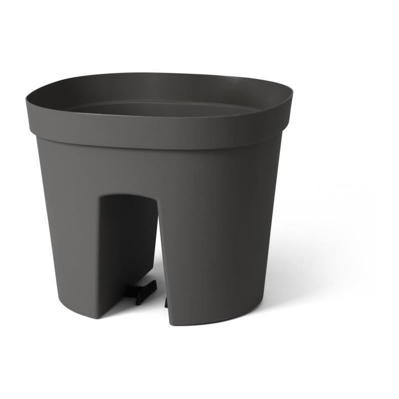 Balustrade pot - GARDEN ID Smile - Anth. 30 cm - Fits all balustrades