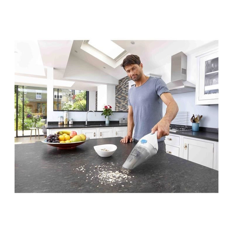 BLACK + DECKER - NVC115JL-QW - Cordless Hand Vacuum - 3.6V