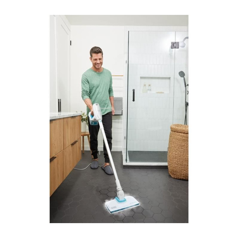 Multifunction steam mop - BLACK & DECKER - BHSM15FX08-QS - 1500 W - 8