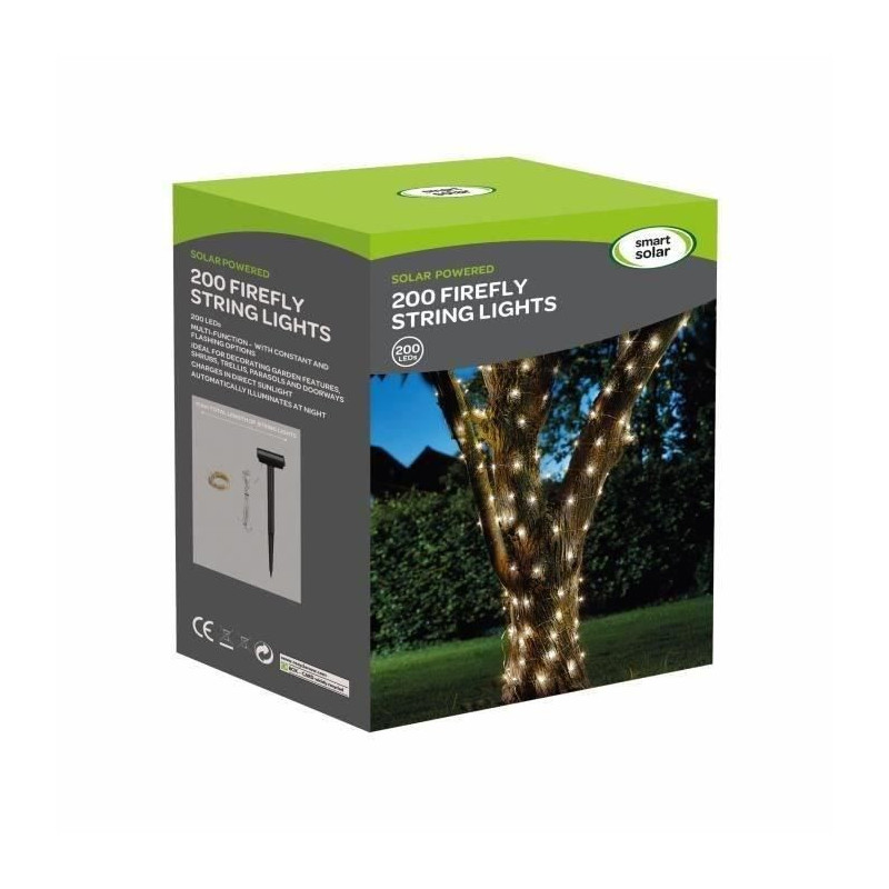 LUCIOLE outdoor garland 200 warm white LEDs SMART GARDEN
