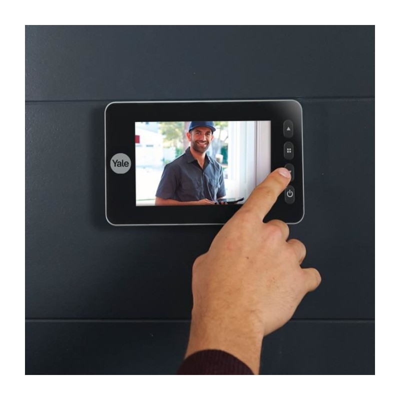 YALE Digital Peephole Photo / Video Recorder - 4.3 LCD Screen - For Do