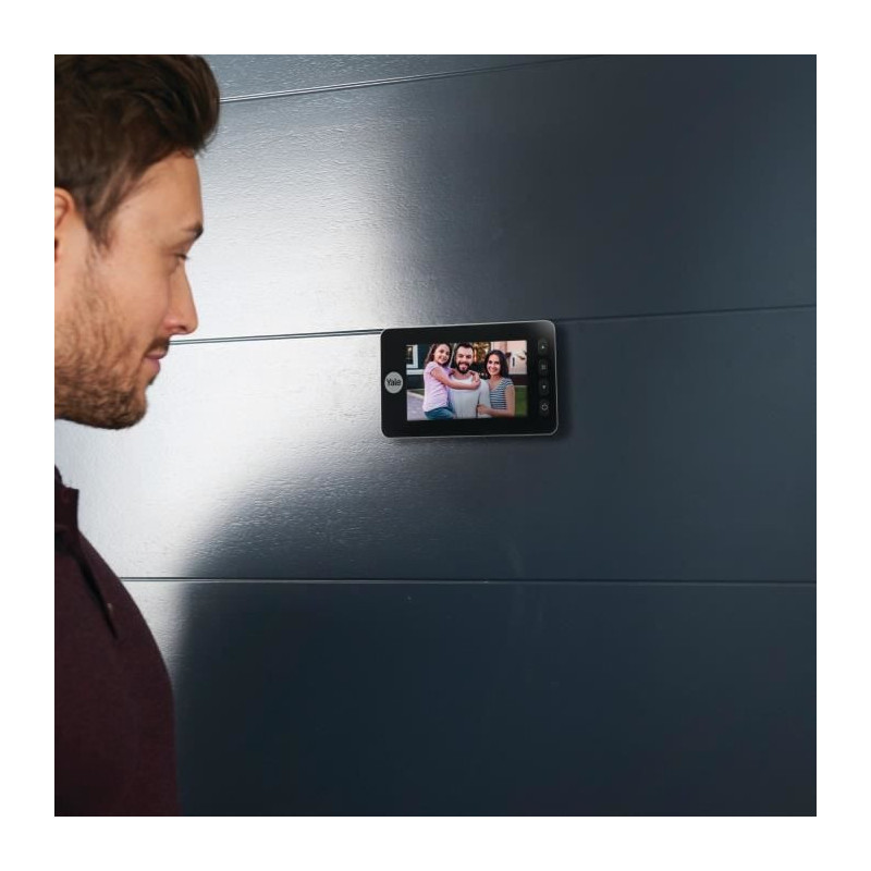 YALE Digital Peephole Photo / Video Recorder - 4.3 LCD Screen - For Do