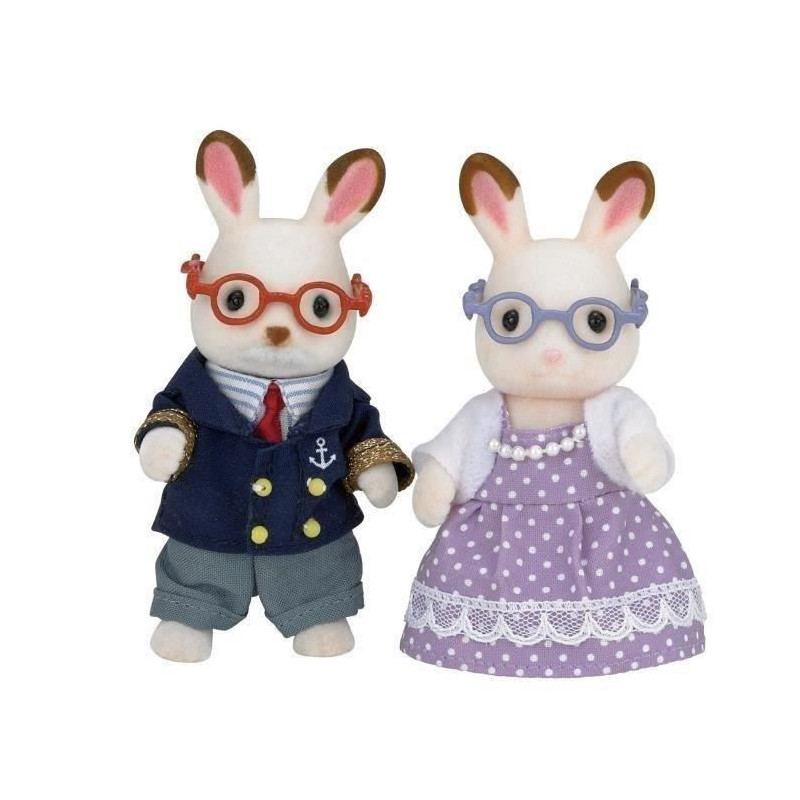 SYLVANIAN FAMILIES 5190 Grandparents Rabbit Chocolate