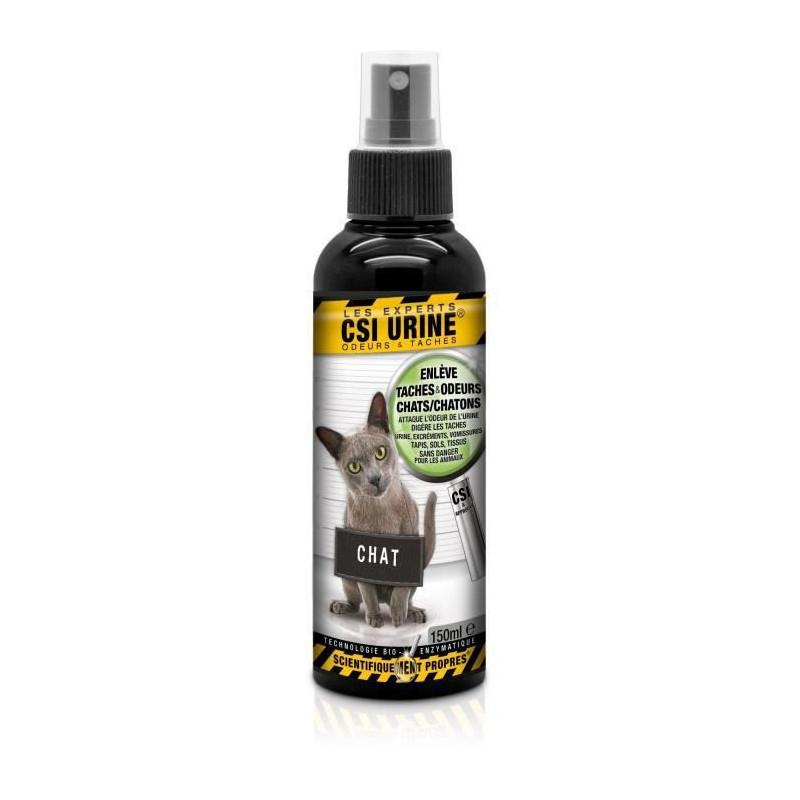 Spray - CSI URINE - Cat/Kitten 150ML - Eliminates odors, odor control,