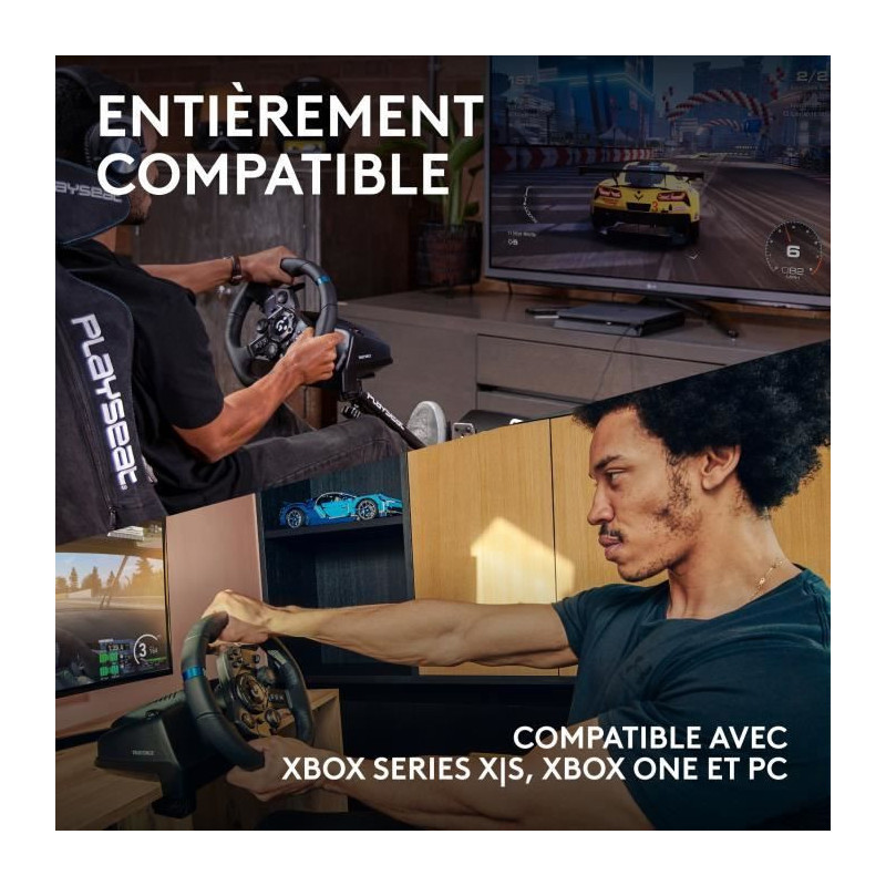 LOGITECH G - Steering wheel G923 Compatible with Xbox SERIES X - Xbox