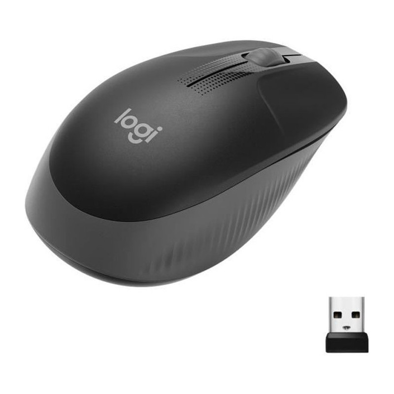 LOGITECH - M190 Wireless Mouse Black