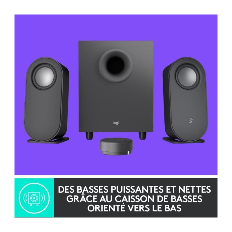 Speaker - Bluetooth - LOGITECH - Z407 - Black