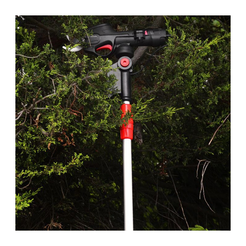 7.2V lithium rechargeable pruning shears with telescopic pole - Elem G