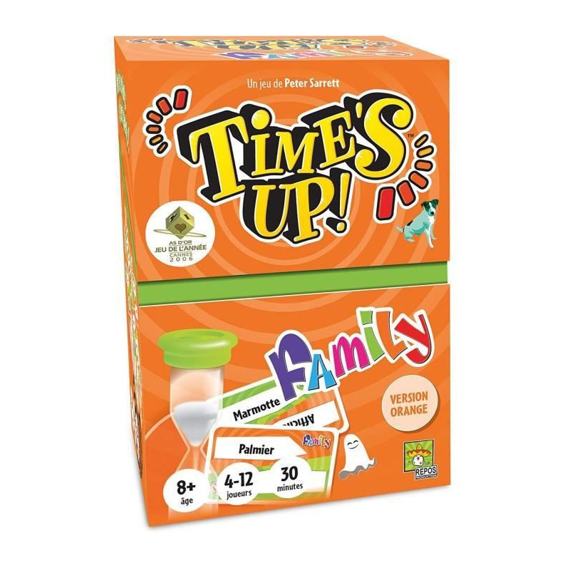 ASMODEE - Time's Up Family - Orange Version - Board Game