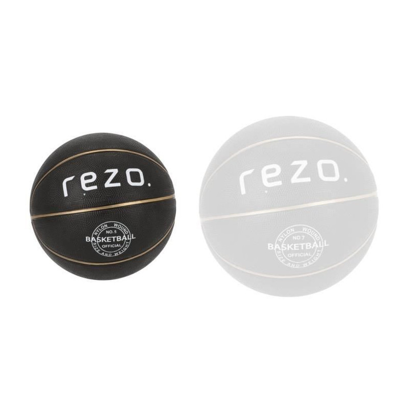 Basketball - REZO - Rubber - Size 5 - Gold - Firm Grip