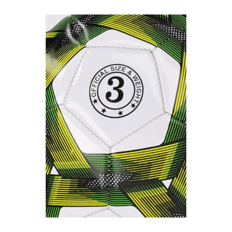 Soccer ball - REZO - PVC - Size 4 - Two-tone yellow - Durable