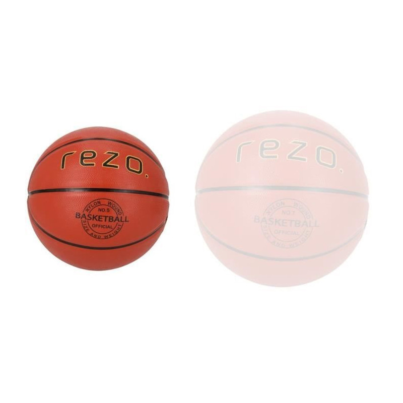 Basketball - REZO - Rubber - Size 5 - Brown - Versatile