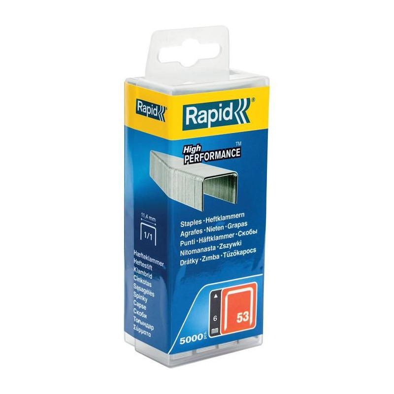 RAPID 5000 staples n ° 53 Rapid stapler 6mm