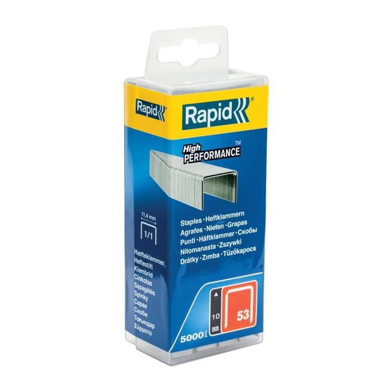 RAPID 5000 staples n ° 53 Rapid staples 10mm