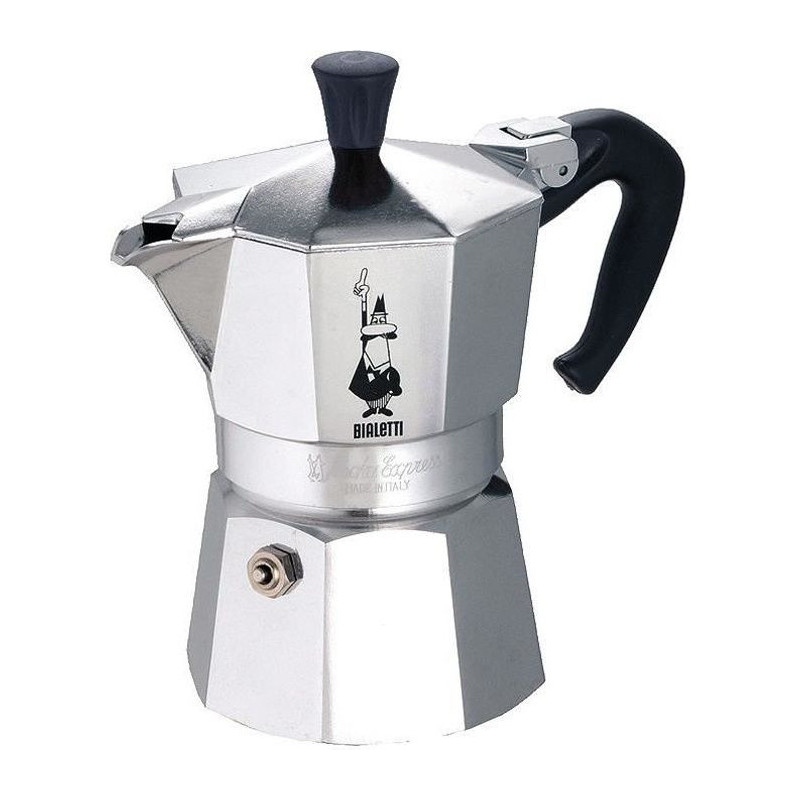 Italian coffee maker Bialetti - Moka Express - Aluminum - 3 cups
