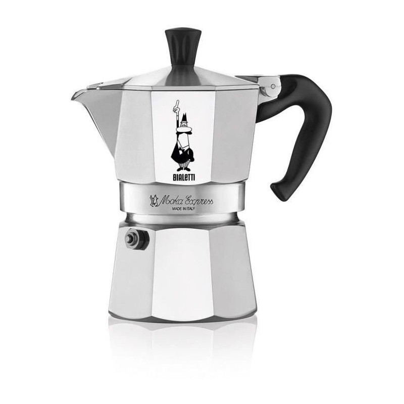 Italian coffee maker Bialetti - Moka Express - Aluminum - 4 cups