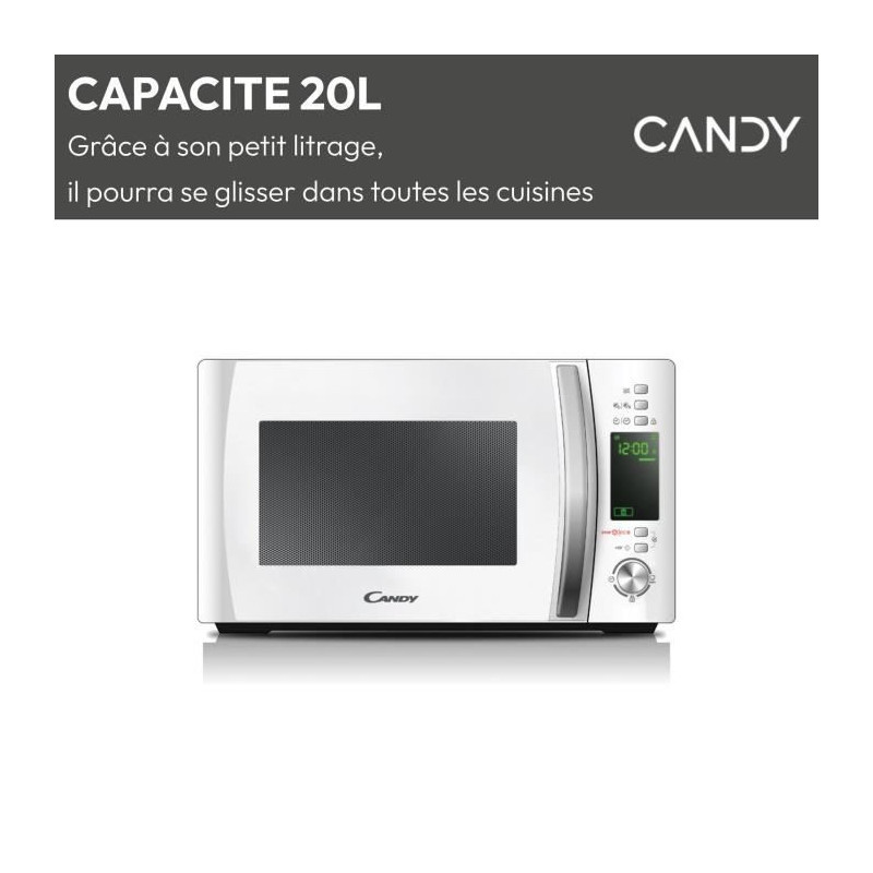 Micro waves free pose candy cmxw20dw - b lanc - 20 l - 700 W - monofun