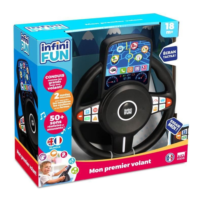 Toy Steering Wheel - KD - My First Steering Wheel - Realistic and ergo