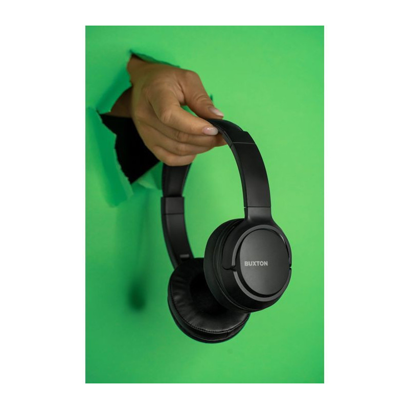 Wireless On-Ear Headphones - Buxton - BHP 7300 BLACK