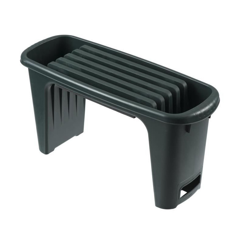 NATURE HDPE knee stool - 2 positions: sitting and kneeling - H 34 x 65