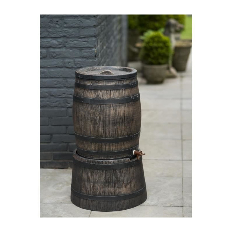 Nature Rain Barrel Holder 30.5x58cm Brown