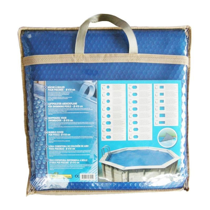 Bubble cover for wooden swimming pool - UBBINK - Rectangular 250x450 -