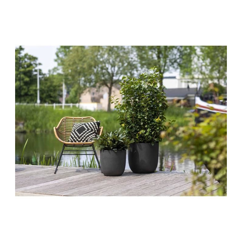 Capi Jardiniere Urban Smooth 43x41 cm black KBL933 424348