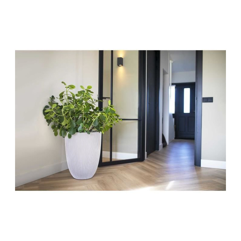Capi Elegant Groove Vase 46x58 cm Ivory 445499