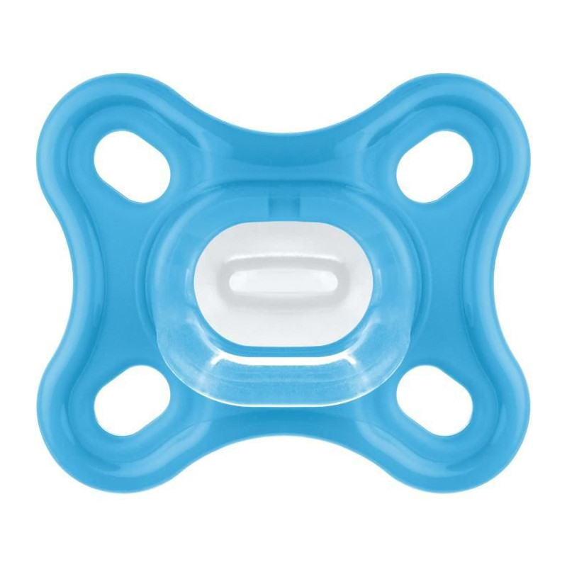MAM Comfort Physiological Pacifier +0m Blue Set of 2 + Storage Box