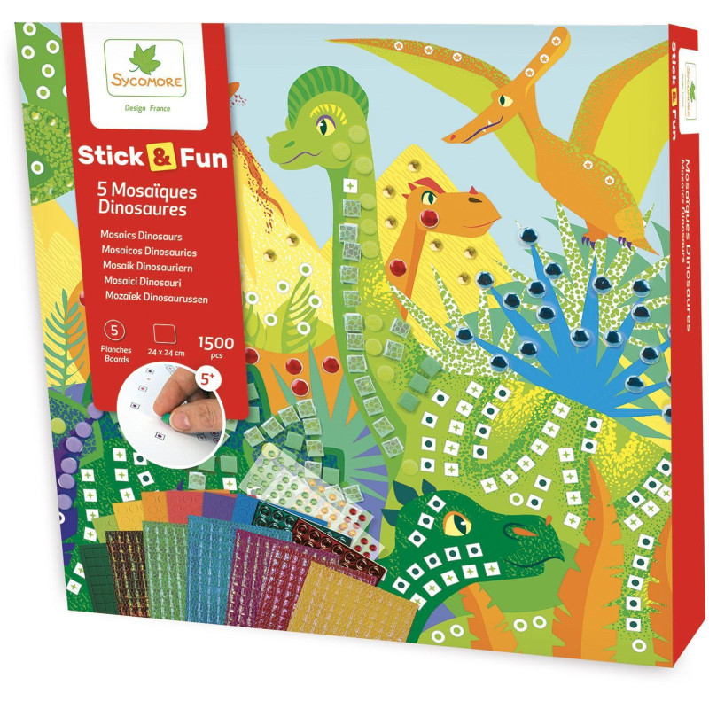 SYCOMORE -STICK'N FUN DINOSAURES
