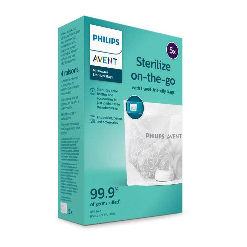 Sterilization bags - PHILIPS AVENT - Microwave - 5 bags
