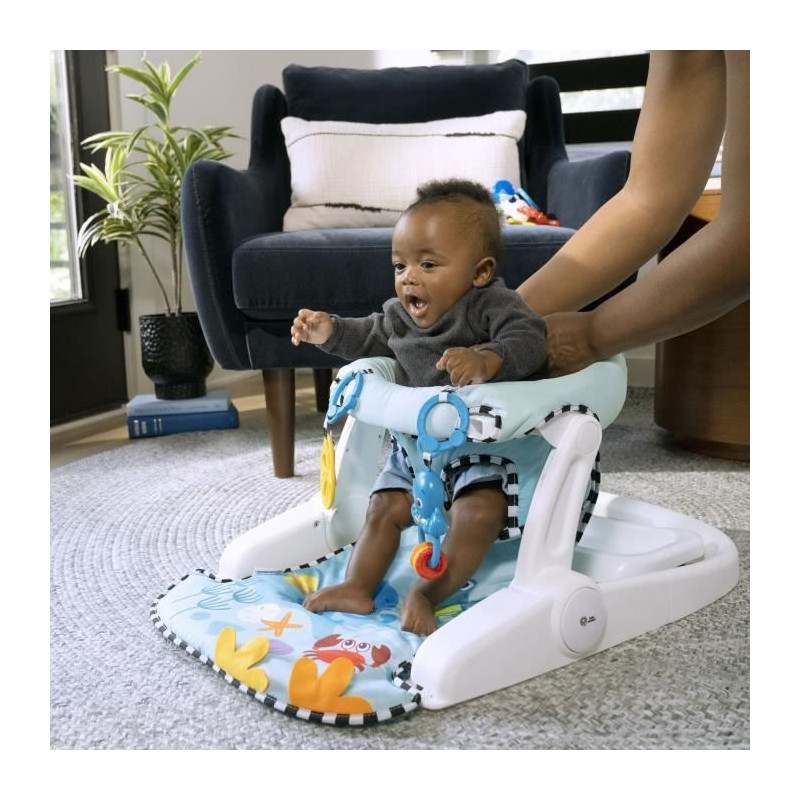BABY EINSTEIN Sea of Support 2-in-1, floor seat sitting position, with