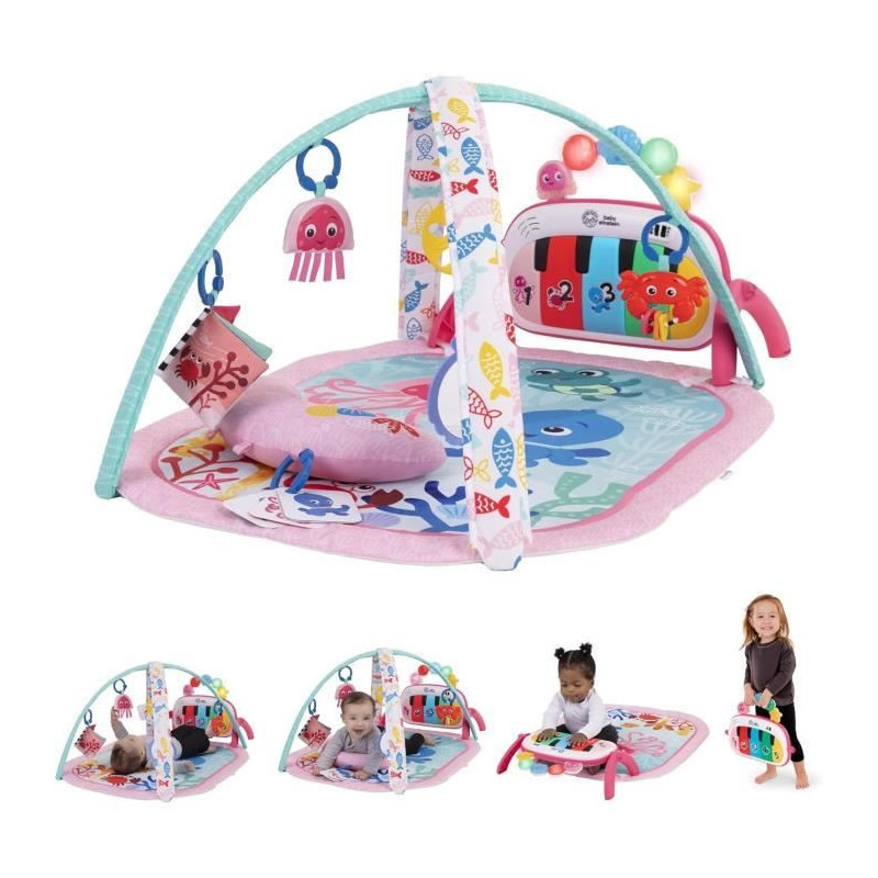 BABY EINSTEIN 4-in-1 Baby Girl Play Mat - Kickin' Tunes - Piano Toy, A
