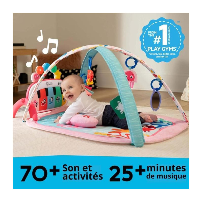 BABY EINSTEIN 4-in-1 Baby Girl Play Mat - Kickin' Tunes - Piano Toy, A