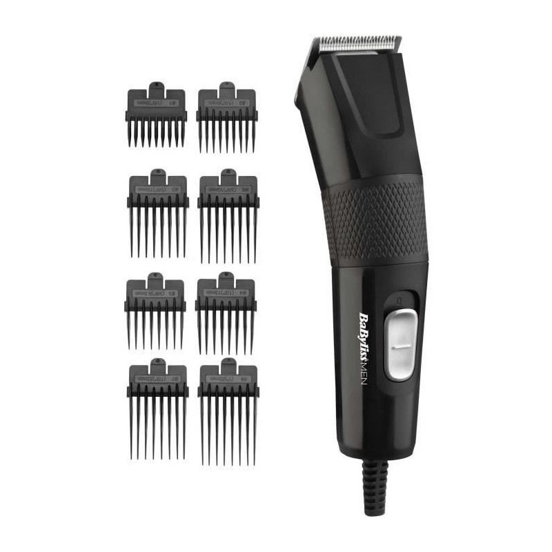 BABYLISS E756E - Corded Power Hair Clipper - XL 45mm Blades - 9 cuttin