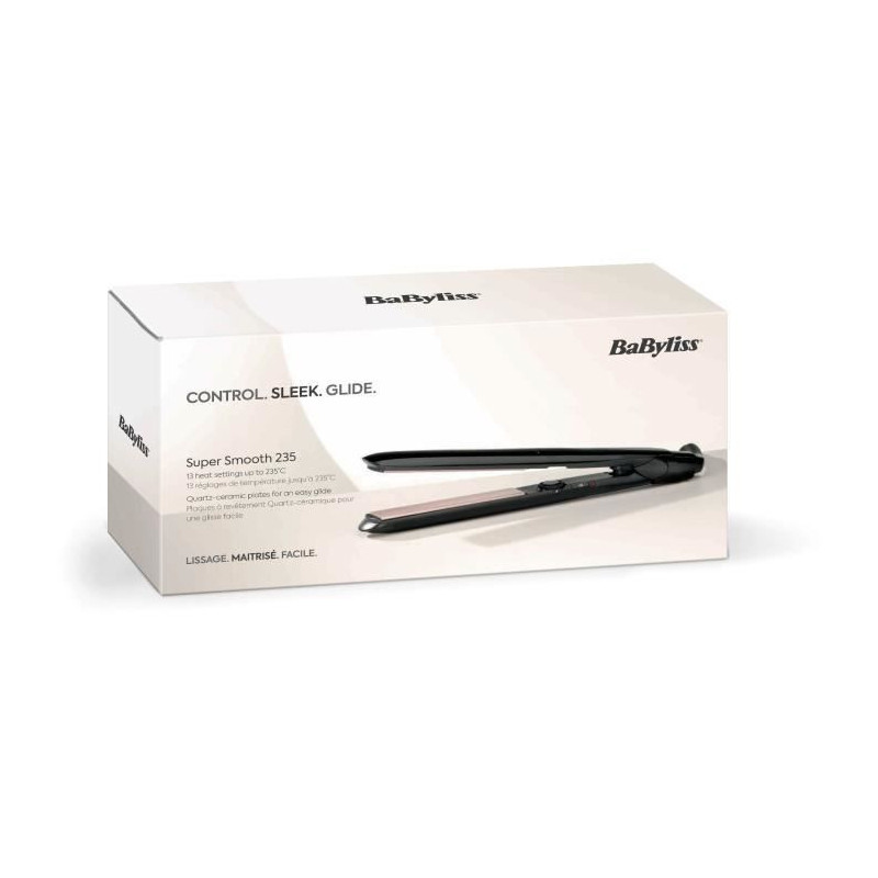 Babyliss St298e straightener - Smooth Control 235 with extra -long flo