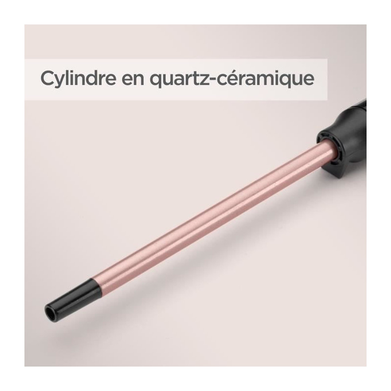 BABYLISS C449E MANUAL CURLER / Rose Quartz Tight Curls Wand