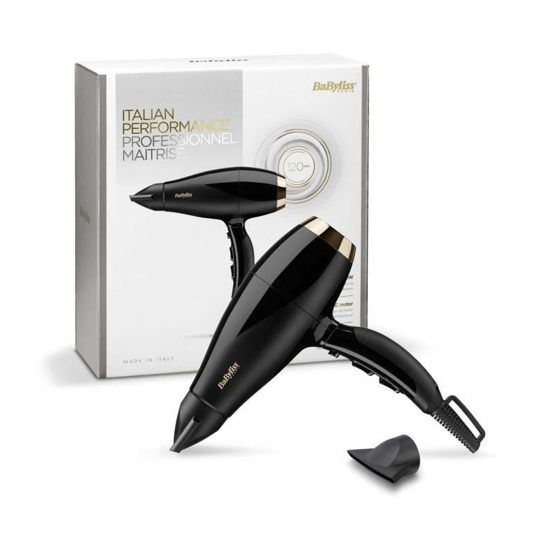 BABYLISS 6714E - Hair dryer Super Pro 2300W - 3 temperatures / 2 speed