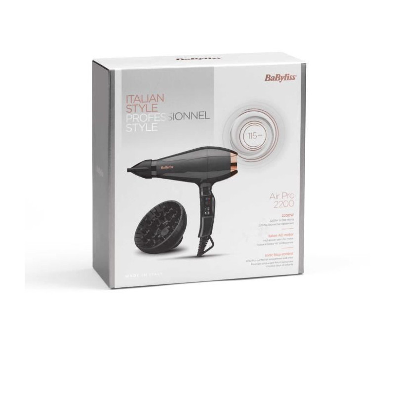 BABYLISS 6719 professional dresses - Professional diffuser - AC engine