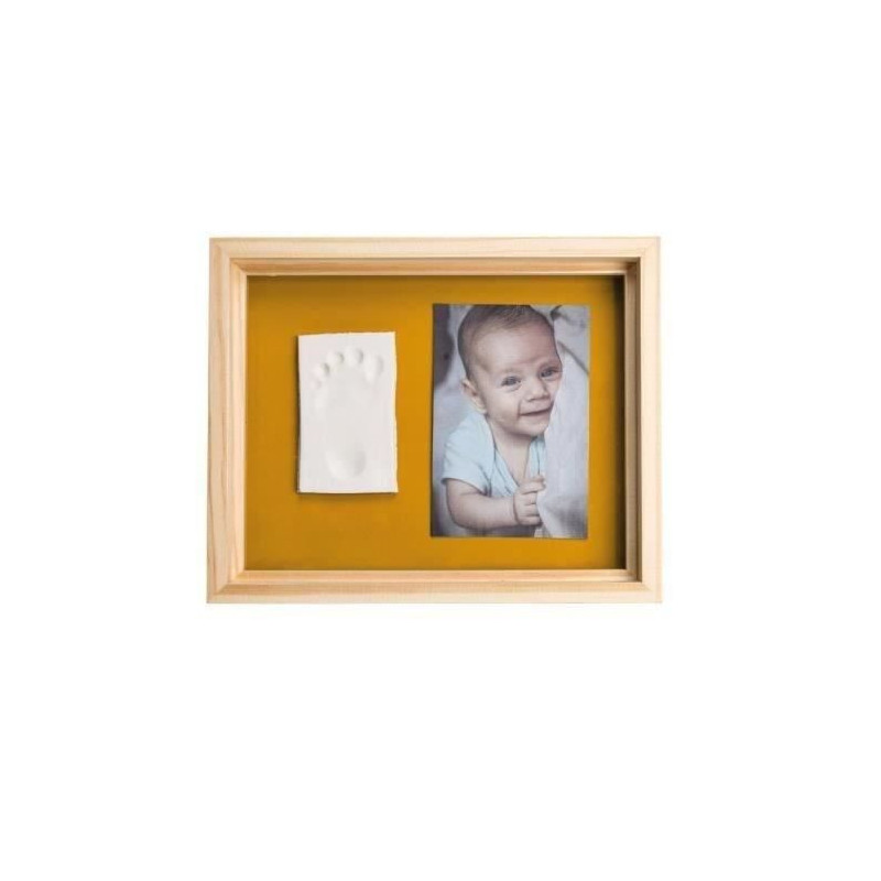 Baby Art Pure Frame - Frame Kit with Play Dough and Natural Pine Wood