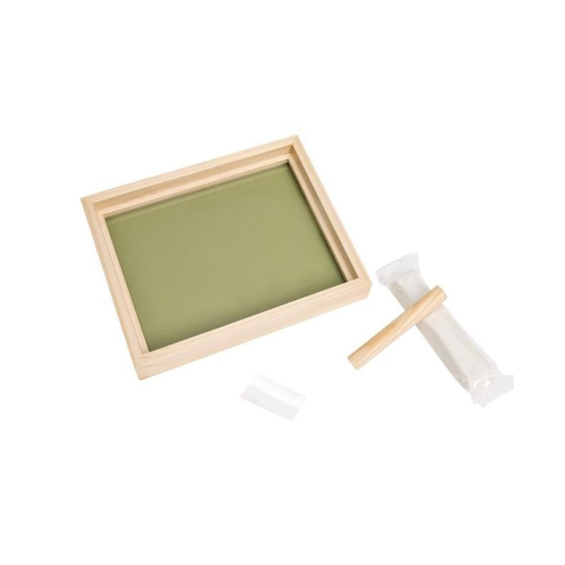 Baby Art Pure Frame - Frame Kit with Play Dough and Natural Pine Wood