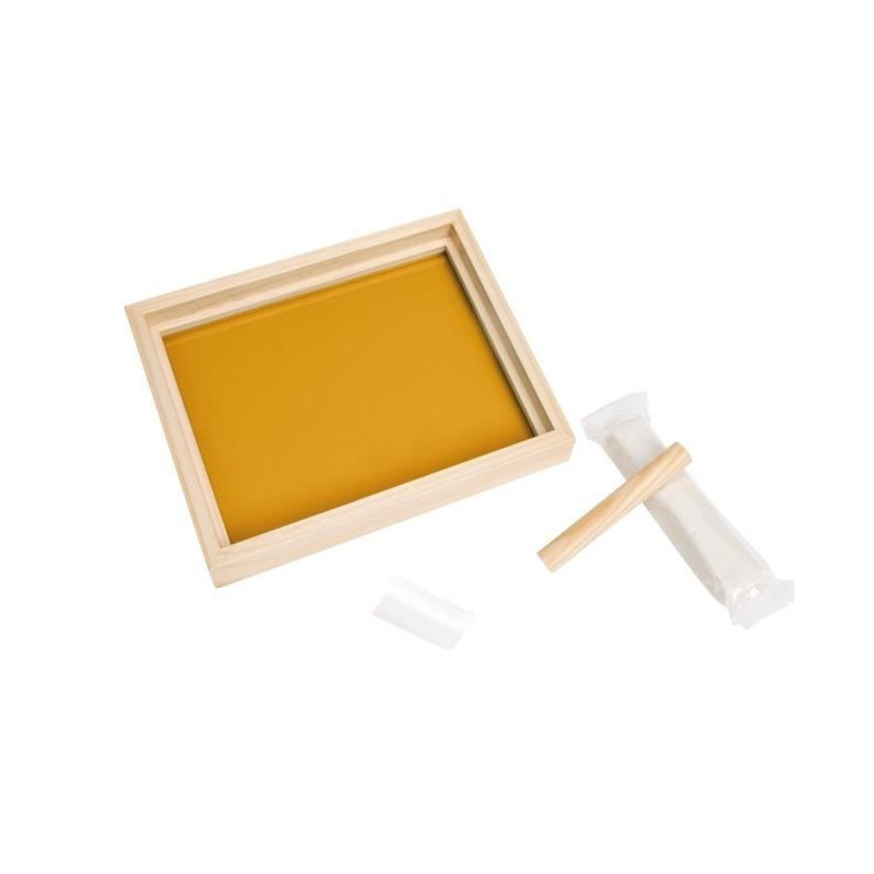 Baby Art Pure Frame - Frame Kit with Play Dough and Natural Pine Wood