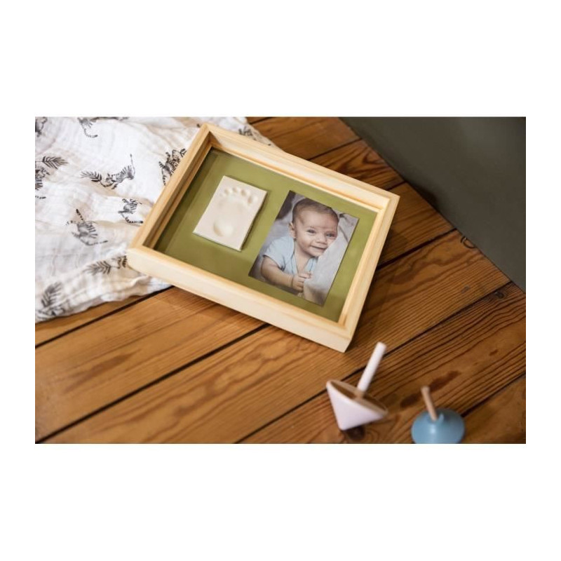 Baby Art Pure Frame - Frame Kit with Play Dough and Natural Pine Wood