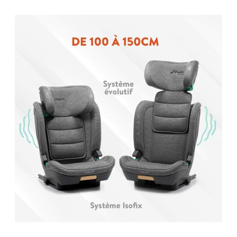 Car seat - BABYAUTO - CAPAX BLACK LINE - 4-12 years - I-Size - 100-150